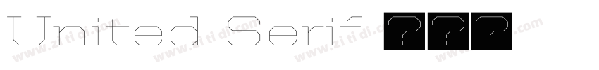 United Serif字体转换